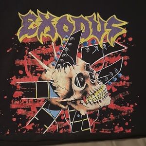 Exodus Band Graphic Crop Tee